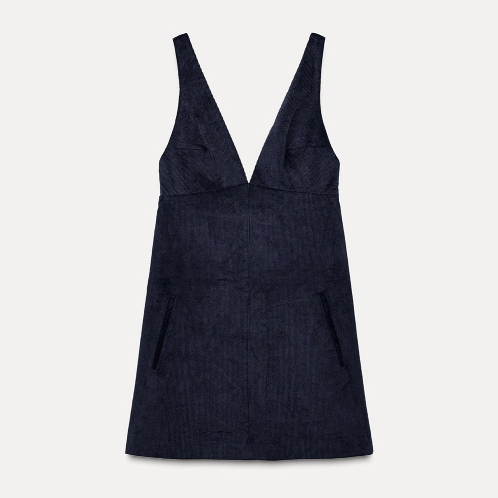 Zara Corduroy Short Dress